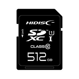 HIDISC 超高速SDXCカード 512GB UHS-I Class10 U3/V30対応 HDSDX512GCL10UIJP3｜felista