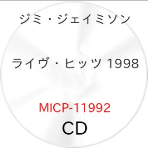 ▼CD/ジミ・ジェイミソン/ライヴ・ヒッツ 1998