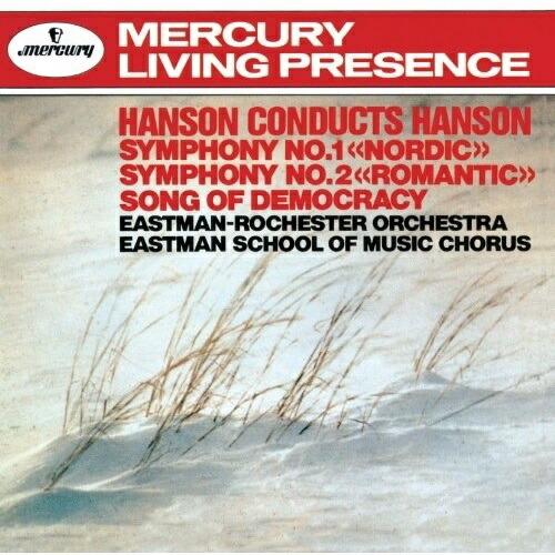 CD/ハワード・ハンソン/ハンソン:交響曲第1番(ノルディック) 第2番(ロマンティック) 民主主義...