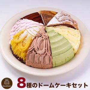 8種類の味が楽しめる 8種のドーム型ケーキセット 7号 21.0cm 送料無料（一部地域を除く）誕生日ケーキ バースデーケーキ