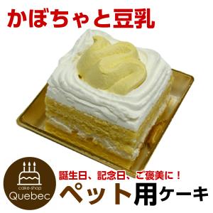 コミフ かぼちゃと豆乳のショートケーキ 誕生日ケーキ バースデー 犬用 ペット用 ワンちゃん用 pet cake｜feliz-plus