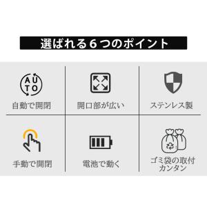 ゴミ箱 自動開閉 45L ふた付き 大容量 ご...の詳細画像2
