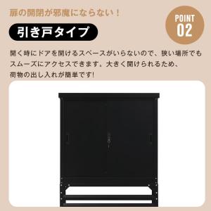 室外機カバー 高機能収納庫 エアコン室外機カバ...の詳細画像5
