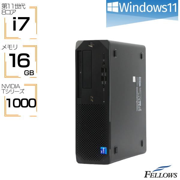 ワークステーション 中古 良品 i7 第11世代 Win11 Pro 8コア NVIDIA T100...
