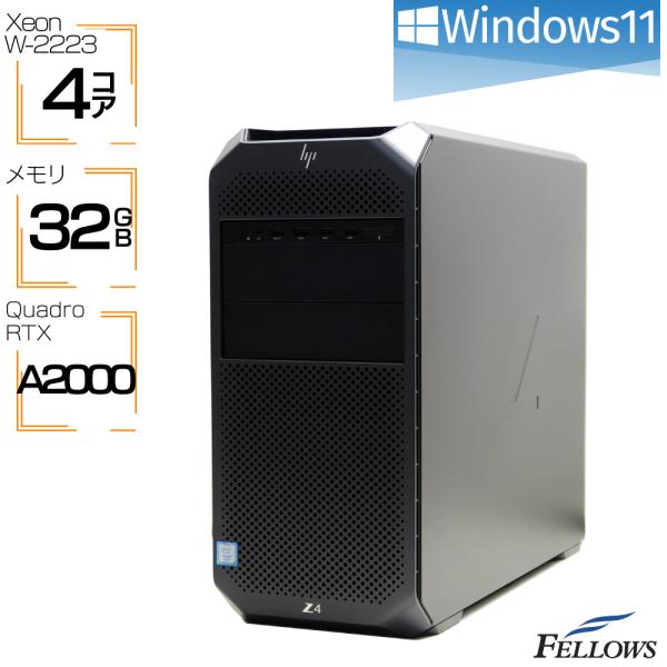 Quadro RTX A2000搭載 ワークステーション 中古 良品 Win11 Pro WS HP...