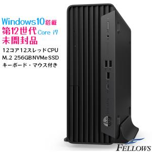 未使用 未開封 デスクトップ PC パソコン HP Pro SFF 400 G9 Windows10 Pro Core i7-12700 12コア 20スレッド 8GB 256GB SSD NVMe DVD｜fellows-store