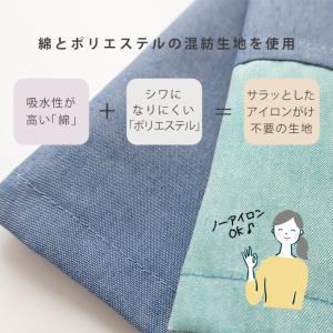 ノーアイロンOK シワになりにくい 給食ナフキ...の詳細画像3