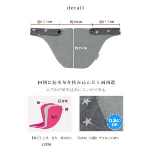 クロス抱っこ紐用 胸カバー 日本製 よだれカバ...の詳細画像3