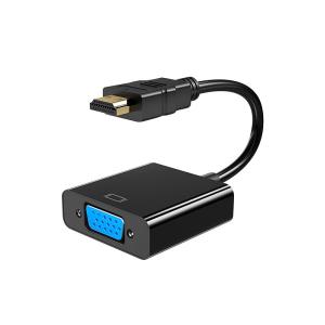 HDMI to VGA 変換アダプタ ( D-Sub 15ピン )  HDCP対応 1920x1080（黒