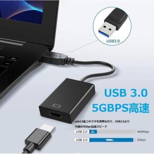 USB HDMI 変換アダプタ ドライバー内蔵...の詳細画像2