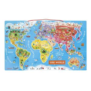 マグネット パズル おもちゃ 知育玩具 世界地図 木製 子供 磁石 地図 イラスト 壁掛け おしゃれ 可愛い プレゼント あすつく Ddw21 Ddw21 Doridoriヤフー店 通販 Yahoo ショッピング