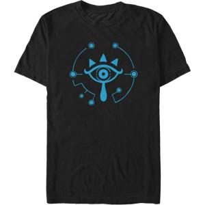 任天堂 Nintendo メンズ Tシャツ トップス Zelda Breath of the Wild Eye T-Shirt black