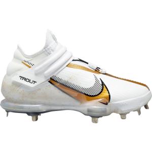 ナイキ Nike メンズ 野球 スパイク シューズ・靴 Force Zoom Trout 7 Metal Baseball Cleats White/Metallic Gold