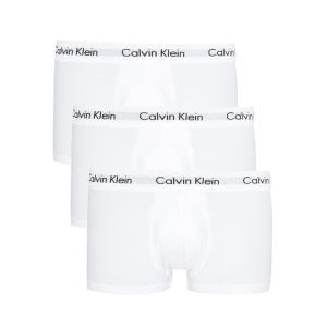 カルバンクライン Calvin Klein メンズ ボクサーパンツ インナー・下着 White Stretch-Cotton Trunks - Set Of Three White｜fermart2-store