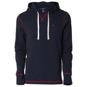 【即納】トミー ヒルフィガー Tommy Hilfiger メンズ パーカー トップス HERITAGE RIB 410 DARK NAVY ロンT ロングT ロングスリーブ ロゴ