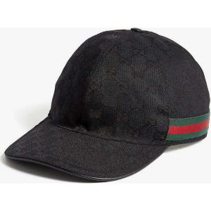 グッチ gucci メンズ キャップ 帽子 gg web stripe baseball cap Nero