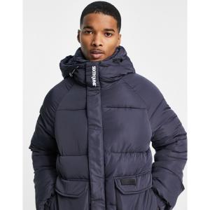 シックススジューン Sixth June メンズ ダウン 中綿ジャケット アウター Raglan Sleeve Padded Jacket In Dark Grey ダークグレー Ap フェルマート Fermart 1号店 通販 Yahoo ショッピング