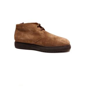新品未使用】MORESCHI (モレスキー) スエードチャッカブーツ ネイビー