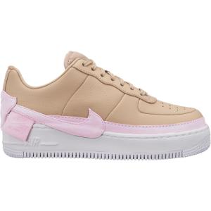 nike air force 1 jester trainers in beige and pink