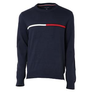 [20%OFF]トミー ヒルフィガー Tommy Hilfiger メンズ ニット・セーター トップス TOMMY FLAG CREW 78J1044 NAVY フラッグロゴ クルーネック USAモデル