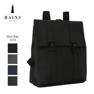 [20%OFF]レインズ RAINS ユニセックス バックパック・リュック バッグ Msn Bag 1213  タウンユース 通勤 通学 撥水 防水 デイパック A4サイズ