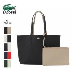 [20%OFF]ラコステ Lacoste レディース トートバッグ バッグ Anna Tote Bag NF2142AA  アンナ A4対応 ポーチ付属 リバーシブル ショッピングバッグ