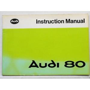 AUDI 80 MODEL '1980 取扱説明書