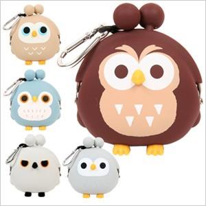 フクロウ3Dポーチ 3D POCHI OWL フクロウ ふくろう 雑貨