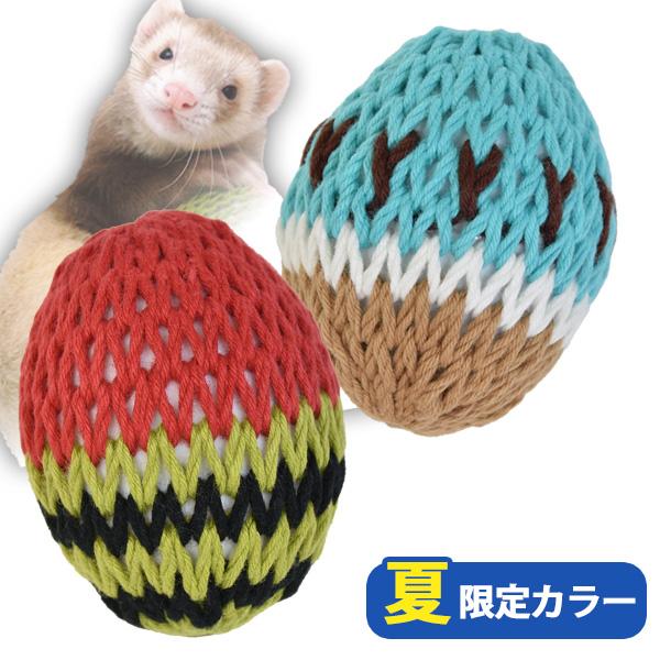 フェレット おもちゃ ふぇれたまご・夏限定カラー2026 たまご かわいい 日本製 鳴り鈴 綿 玩具...