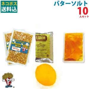 バターソルト ポップコーン 10人材料セット　GOLDMEDAL ポッキリ