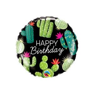 １枚販売 18インチ ラウンド バースデー カクタス 風船 19a フェスティバルプラザ 通販 Paypayモール