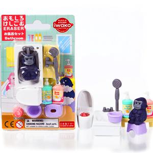 イワコー おもしろ消しゴム ハムスターとはりねずみ 60個入 フィギュア