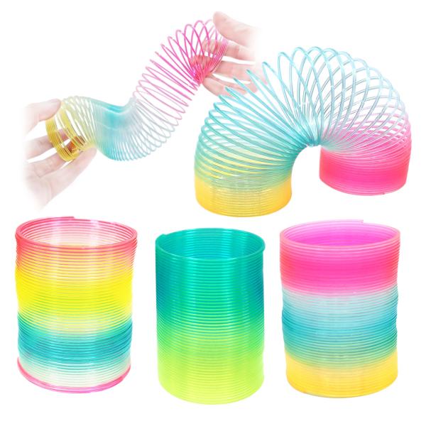 ミニレインボー スプリング 25個装入 景品 おもちゃ お祭り 縁日 縁日 景品 問屋 お祭り 子供...