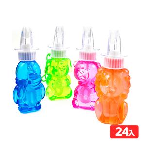 笛付 どうぶつシャボン玉 24入 しゃぼん玉 景品 おもちゃ