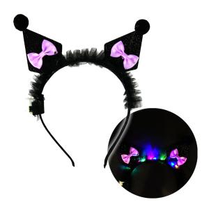 光る 小悪魔カチューシャ 光るおもちゃ 景品 おもちゃ ひかるおもちゃ 光るオモチャ 不良返品不可 縁日 景品 問屋 お祭り 子供