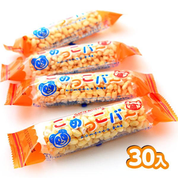 ぽんこめバー 30個装入 駄菓子 おかし 縁日 景品 問屋 お祭り 子供 おもちゃ 縁日用品 屋台 ...