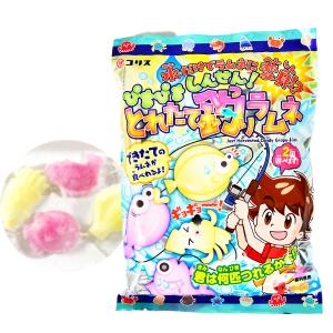 コリス とれたて 釣りラムネ 28g 駄菓子 お菓子 おかし 縁日 景品 問屋 お祭り 子供 おもちゃ 祭り 縁日用品 屋台 イベント｜festival-plaza