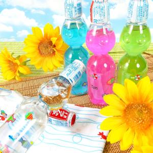 鈴木鉱泉」ことぶき 瓶ラムネ 200ml×30本(1箱) ビー玉 : くまの中谷