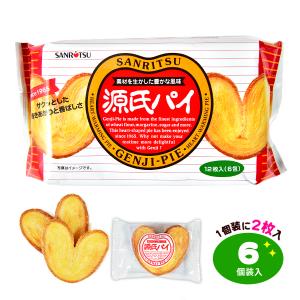 三立 源氏パイ 6個装入 駄菓子 お菓子 おかし 縁日 景品 問屋 お祭り 子供 おもちゃ 祭り 縁日用品 屋台 イベント｜festival-plaza