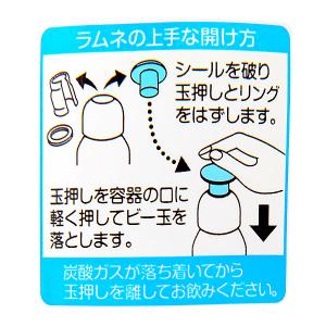 ハタ鉱泉 ペットボトルラムネ ハタ PET ラ...の詳細画像2