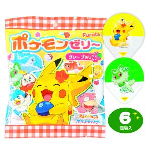 フルタ ポケットモンスター フルーツゼリー 6個装入 駄菓子 お菓子 おかし 縁日 景品 問屋 お祭り 子供 おもちゃ 祭り 縁日用品 屋台 イベント