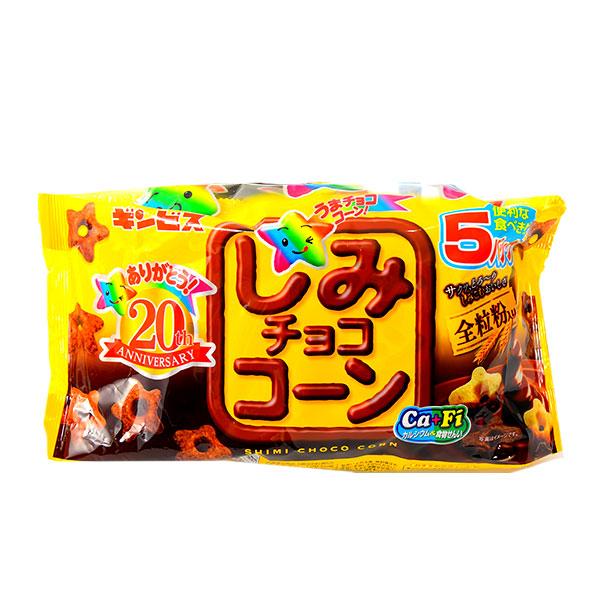 ギンビス しみチョココーン 5個装入 駄菓子 お菓子 おかし 縁日 景品 問屋 お祭り 子供 おもち...