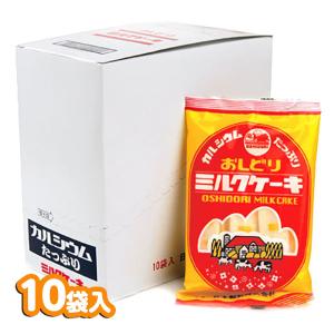 おしどりミルクケーキ 10袋入 駄菓子 お菓子 おかし 縁日 景品 問屋 お祭り 子供 おもちゃ 祭り 縁日用品 屋台 イベント｜festival-plaza