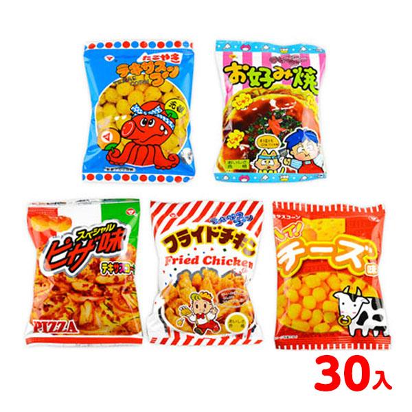 テキサスコーン 全5種 30個装入 駄菓子 お菓子 おかし 縁日 景品 問屋 お祭り 子供 おもちゃ...