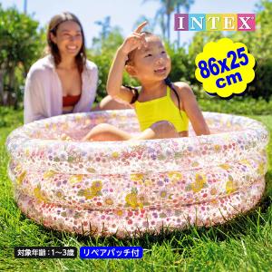 インテックス ビニールプール スイートブロッサム ベビープール 58427