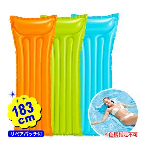 インテックス エコノマット 59703 183x69cm INTEX プール うきわ 浮輪 色柄指定不可 送料無料 縁日 景品 問屋 お祭り 子供