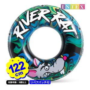 インテックス リバーラット 浮き輪 約1.22m...の商品画像