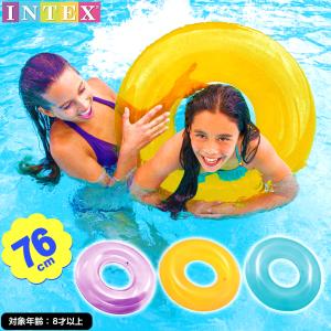 インテックス トランスペアレント 浮き輪 592...の商品画像