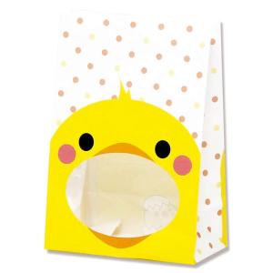 HEIKO パックンバッグ S1F ヒヨコ 50枚 包装 ギフト ラッピング 縁日 景品 問屋 お祭り 子供 おもちゃ 祭り 縁日用品 屋台 イベント