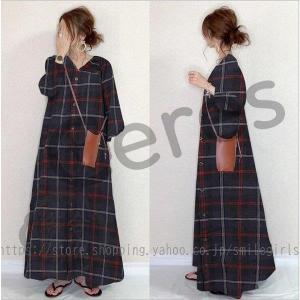 チェックシャツワンピース 冬 コーデの商品一覧 通販 Yahoo ショッピング